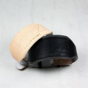 Cinto de Weightlifting - Couro Castanho 15cm - M